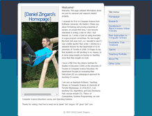 Tablet Screenshot of danielzingaro.com